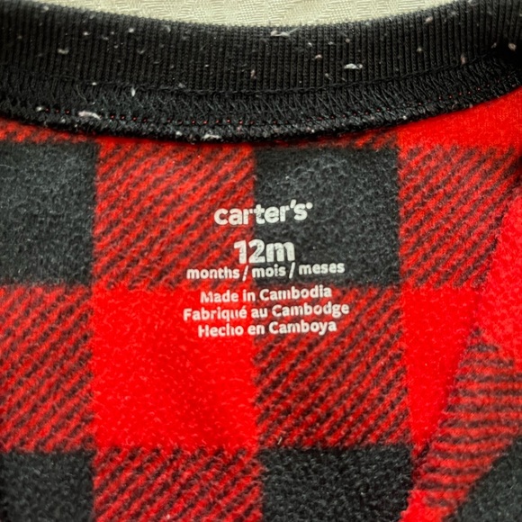 12m - Fleece Zippered Footie PJs x3 Bundle - Picture 3 of 5